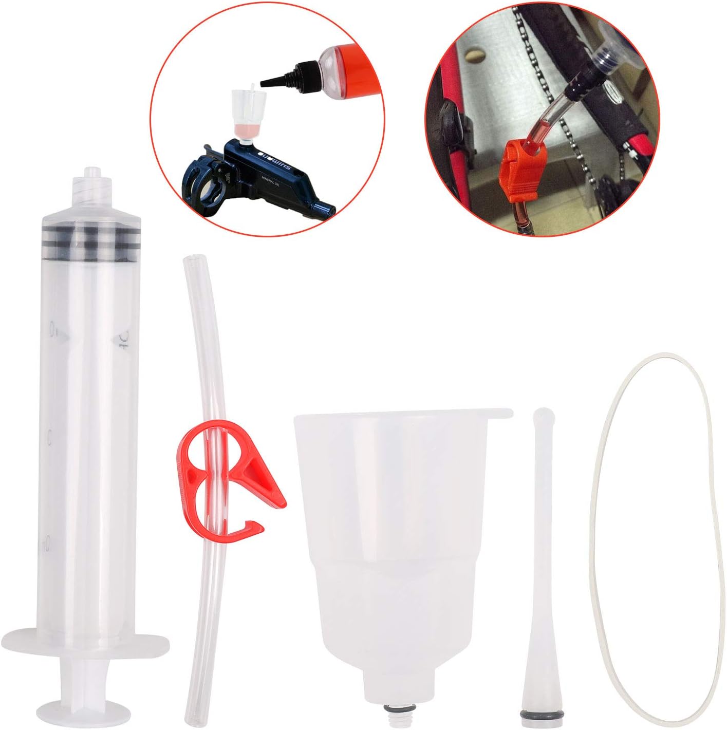 Drivaid Bike Brake Bleed Kit for Shimano, Hydraulic Disc Brake Bleeding Edge Tool Set with