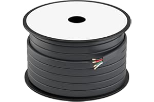 OTOMO 100' 15/4 Electric Trailer Brake Controller Cable Wire 100.00% Copper Crimp Supply Laid Paralle Light Cable SAE J1128 & SAE J378 PVC Jacketed For Auto Marine and Other Use -Black/White/Green/Red