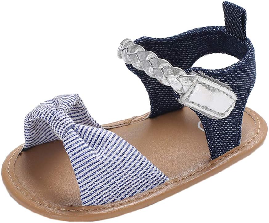 Baby Shoes, Girl Bowknot Sandals Toddler Infant Princess Casual Shoes for 0-2 Years Old Kids