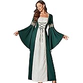 Renaissance Costume Women Medieval Dress Pirate Irish Ren Faire Victorian Halloween Dresses