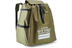 MYQ MOYAQI MOYAQI Stroller Travel Bag for Airplane, Gate Check Bag Backpack with Durable Nylon,Adjustable Carry Straps,Infant Carriers & Booster Seats (live Green)