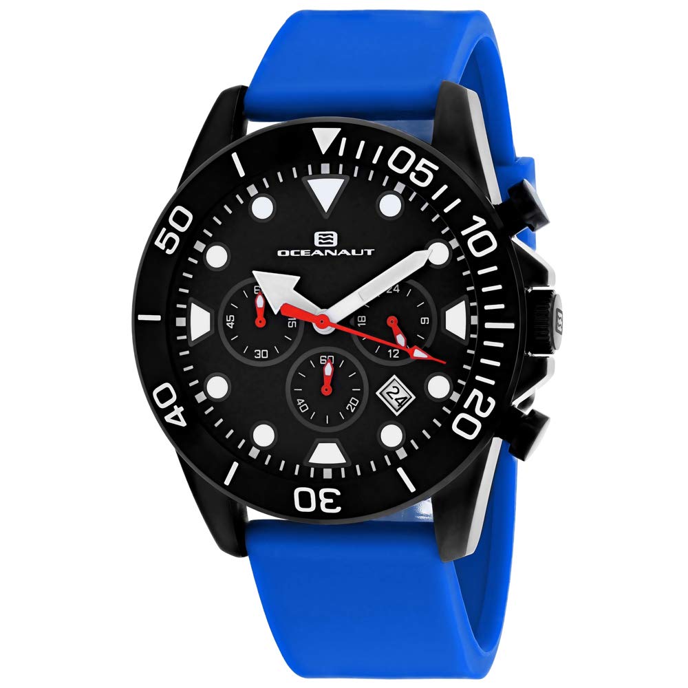 Oceanaut Reloj azul de cuarzo con pantalla analógica naval OC1313 para hombre