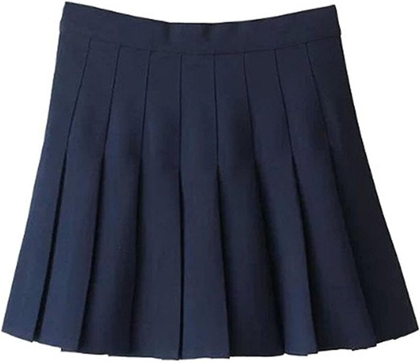 Ivan Johns Uniform Solid Pleated Mini A li Skirt