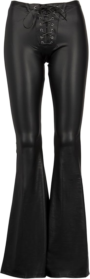 leather bell bottoms