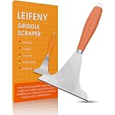 Griddle Scraper for Flat Top, Grill Srape Tool for Cooking Cleaning | Sharp Edge, Effortless Remove, Multi-functional, Must-Have Kitchen Accessories