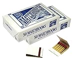 100 Plain White Matches Matchbooks for Wedding