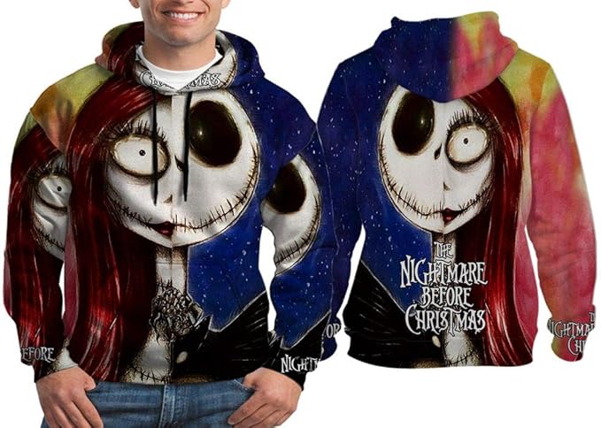 Amazon.com : Dreamcustombdg New Jack Skellington The Halloween Before Christmas Fans Sublimation 