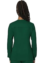 Cherokee Women's Snap Front Warm-up Jacket, Hunter