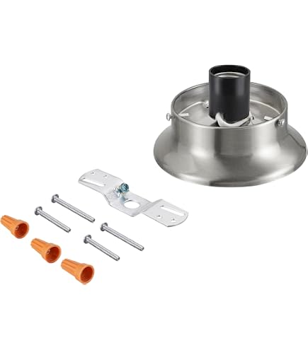 Aspen Creative 22105-03-1, Flush Mount Ceiling Fixture Shade Holder Kit...