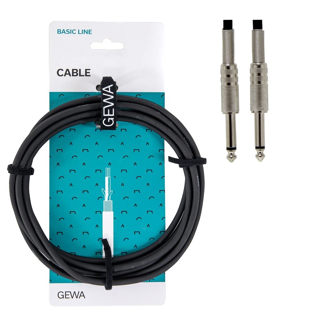 GEWA Instrument Cable Mono Basic Line 9m (mono jack 6.3 mm - mono jack 6.3 mm) 190010