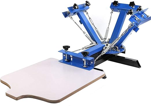 single colour screen printing machine