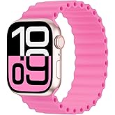 Arctime Silicone Ocean Solo Loop Bands Compatible with Apple Watch Band 49mm 46mm 45mm 44mm 42mm 41mm 40mm 38mm, Soft Breathable Sport Strap for iWatch Ultra 3 2 1 Series 11 10 SE 9 8 7 6 5 4 3