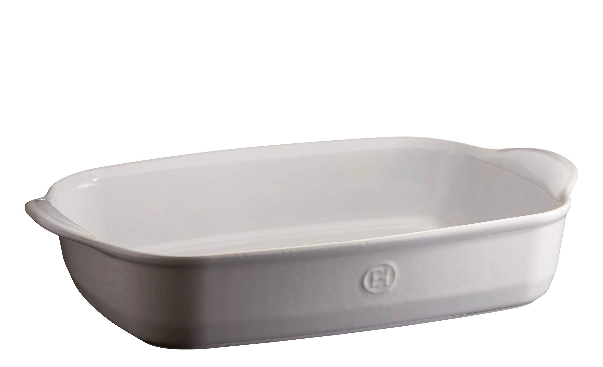 Emile Henry Baking Dish 42cm x 27cm, 4.5L - Flour/White