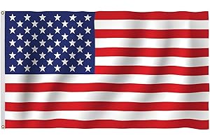 JETLIFEE American Flag 3x5 FT Outdoor, 3x5 Foot US Flag, Vivid Color and UV Fade Resistant, Canvas Header and Double Stitched USA Flag Polyester with Brass Grommets