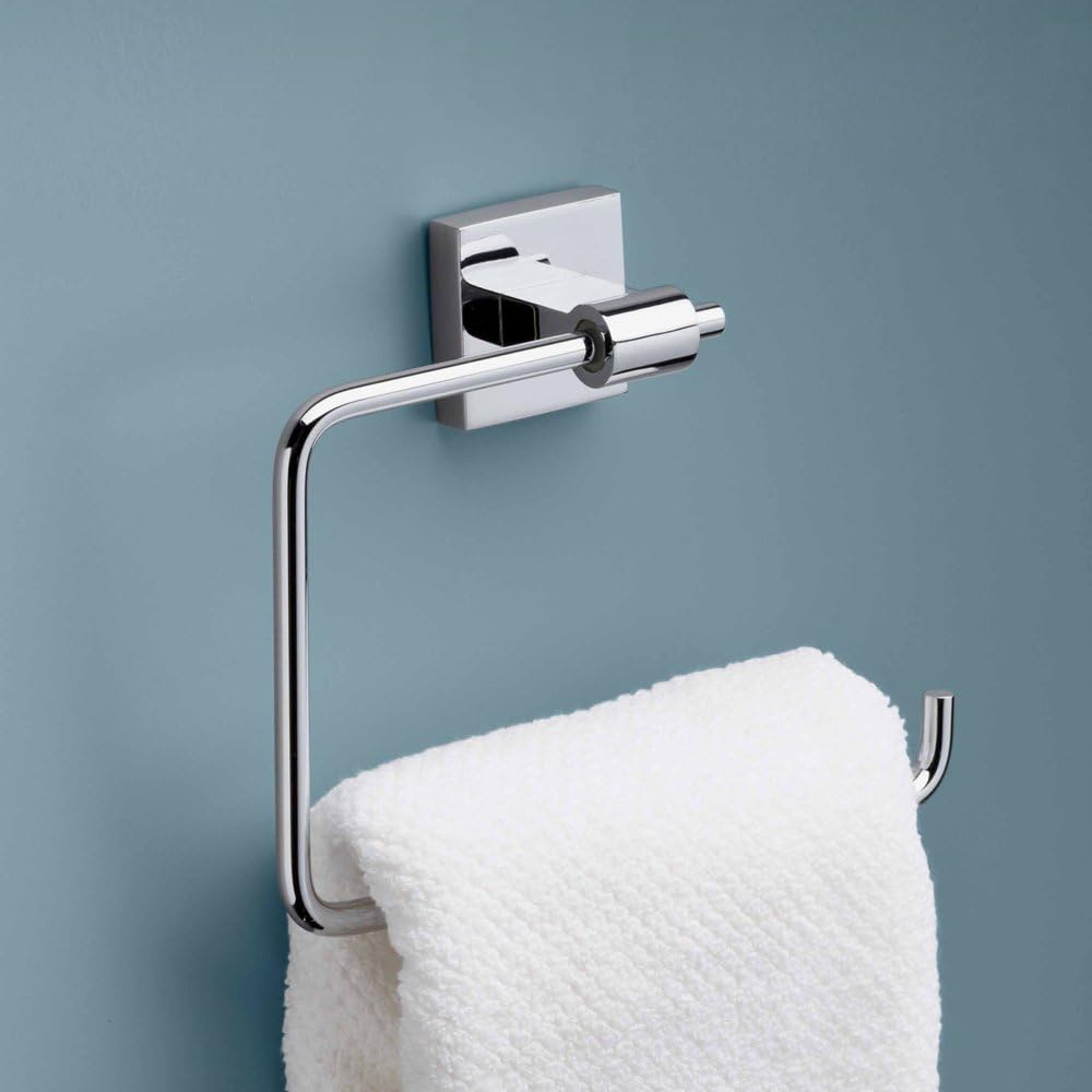Franklin Brass MAX46-FB Maxted Towel Ring, Matte Black - - 