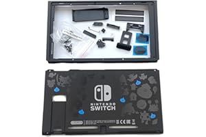 VANJUNN Full Housing Shell with Backplate Case and Middle Frame Replacement for Nintendo Switch 2019 2020 Mode HAC-001(-01) Only