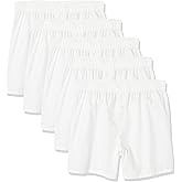 Amazon Essentials Men's Woven Cotton Boxer Short Underwear (Available in Big &Tall), Pack of 5