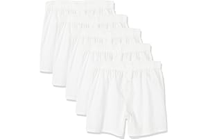 Amazon Essentials Men's Woven Cotton Boxer Short Underwear (Available in Big &Tall), Pack of 5