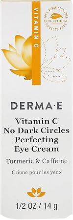 Amazon Derma E ビタミンc ノーダークサークルパーフェクティングアイクリーム ターメリック カフェイン 14 G Derma E ドラッグストア
