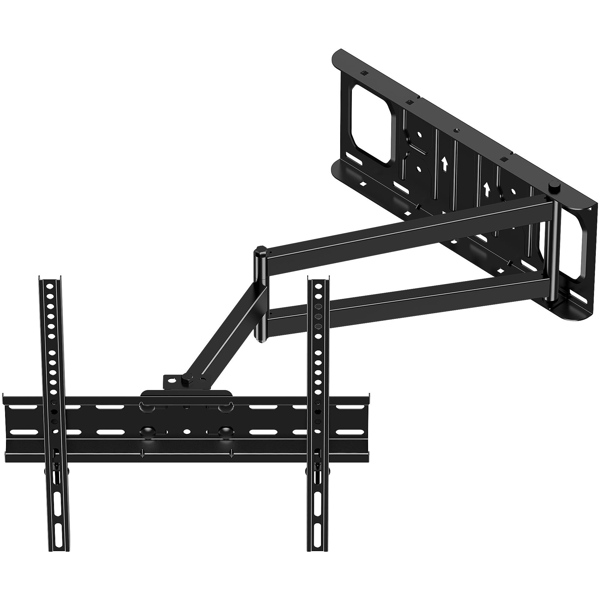FORGING MOUNT Long Reach TV Wall Bracket with 650mm Long Arm, Full Motion Corner TV Bracket for 26-65″ TVs up to 35kg, with 90° Swivel Dual Tilt Adjustment Cable Management Max VESA 400x400mm