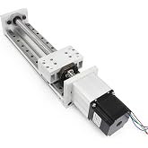 RATTMMOTOR ZBX80 500mm CNC Linear Stage Motion Actuator for CNC | X Y Z Axis Linear Slide Rail Aluminum Alloy Cross Sliding Table Linear Rail Guide SFU1605 Ballscrew+Nema23 57 Stepper Motor