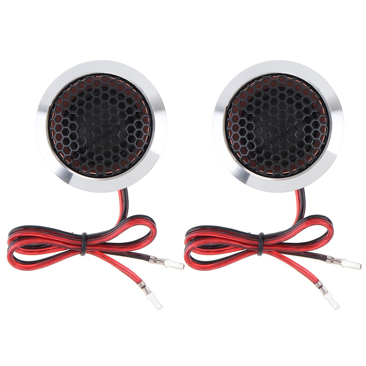 Photo 1 of DriSentri Silk Dome Tweeters, 2pcs 1.5 Inch 250W T25 Aluminum Alloy High Efficiency Mini Dome Tweeter Speakers for Car Audio System