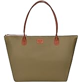 GAYI URBAN Nylon Tote Bag for Women, Large Foldable Weekend Hobo Purses for Women, Shoulder Tote Handbags with Zipper | Nylon, Large, Foldable, Weekend, Tote, with Zipper