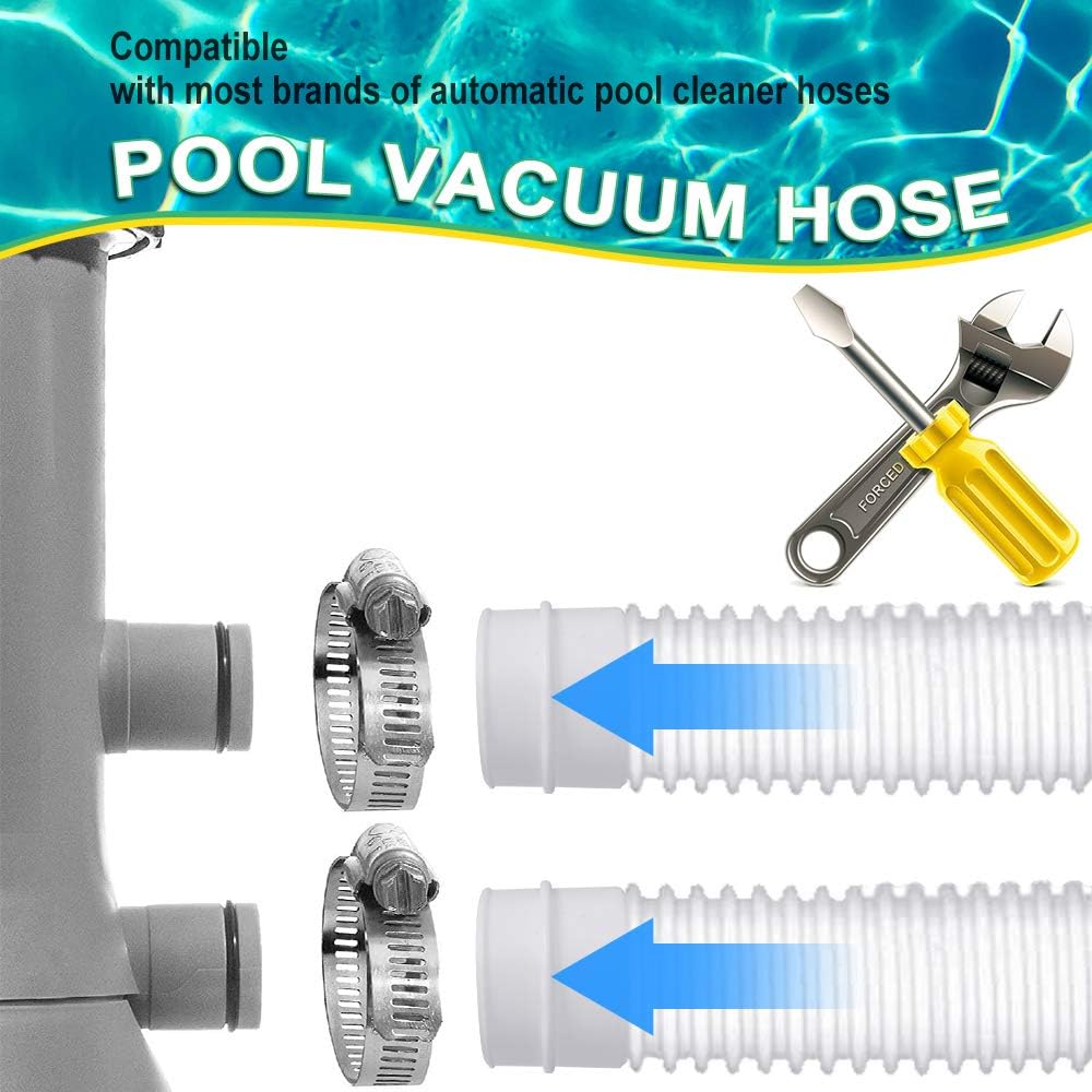 Swimming Pool Replacement Hose, 1.25" Diameter Replacement Hose for Above Ground Pools, Easy to Install, Pool Filter Replacement Hose Compatible with filter Pump 330 GPH, 530 GPH, 1000 GPH : Home Improvement
