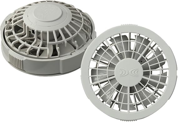 Amazon Co Jp 空調服 ワンタッチファン グレー 2個入り Fan20g ファッション