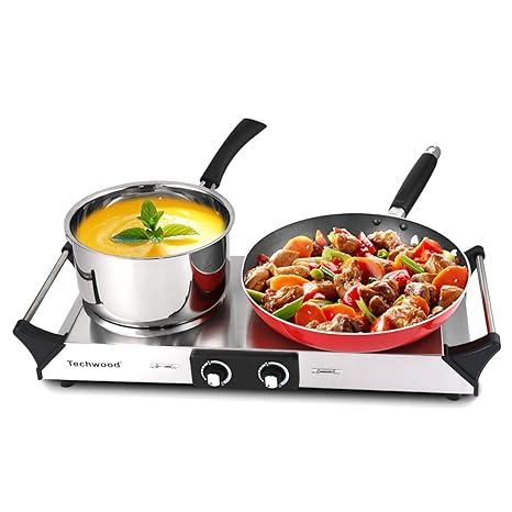 900w 900w Techwood Hot Plate Electric Burner Countertop Burner