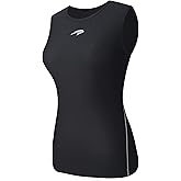 bpbtti Women's Quick Dry Sleeveless Base Layer Cycling Undershirt Mositure Wicking Tank Tops Running Vests