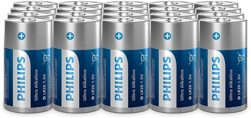 Ultra D Alkali-Batterien, LR20 - Starke Leistung für Taschenlampen und größere Geräte, 20 Stück — Foto 1 von 7