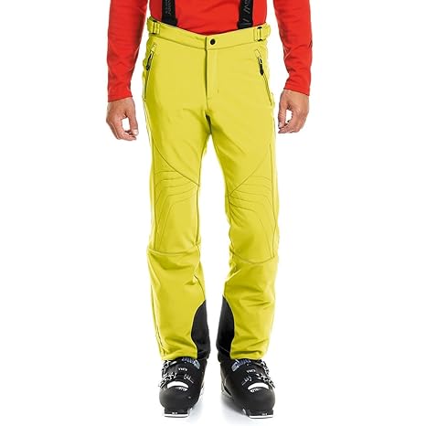 Maier Sports Herren Softshell-Skihose Lothar 2 gelb