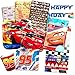 Disney Cars Party Supplies Ultimate Set -- Dessert Plates, Napkins, Table Cover, Favor Bags and More (Disney Cars Party Supplies)