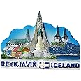 Reykjavik Iceland Refrigerator Magnet Tourist Souvenir Fridge Decoration 3D Magnetic Sticker Hand Painted Craft Collection