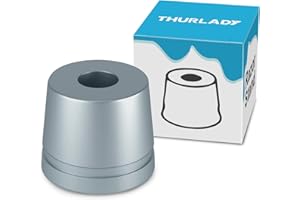 THURLADY Safety Razor Stand, Safety Razor Holder (Matte Silver)