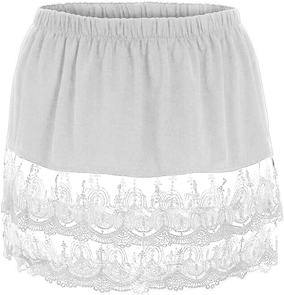 Mini Shirt Skirt Extenders Trim Extender Skirt Nordic Style Lace Hollow