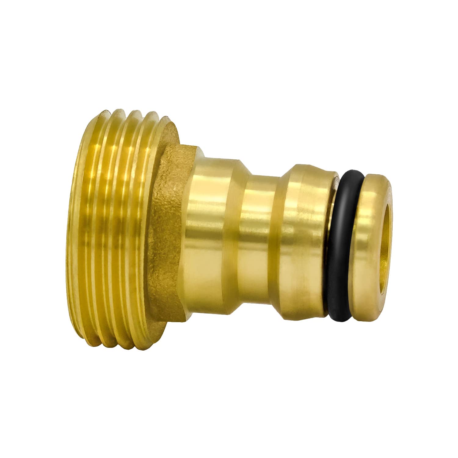 Variosan Plug-in System tap Connection with External Thread, untreated Brass