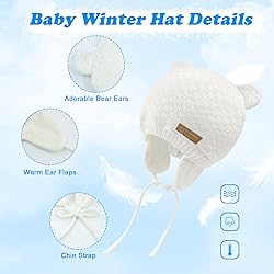 Baby Toddler Winter Beanie Warm Boys Girls Earflap