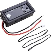 KOOBOOK 1Pcs DC 12V 3A Cooling Fan Speed Controller with Temperature Probe Digital Display Precise 4-Wire Fan Temperature Control Module for PC Efficient Low-Temperature Shutdown