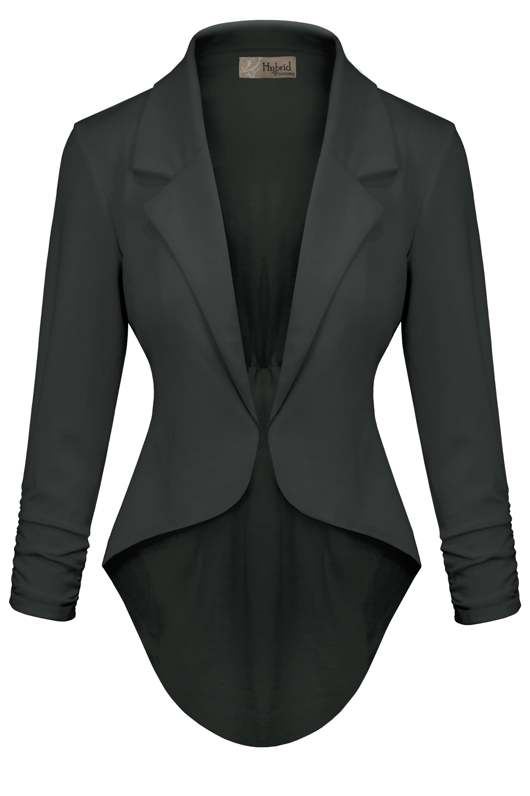 Photo 1 of & Company Womens Casual Work High Low Blazer Jacket JK45590 1073T Gunmetal L