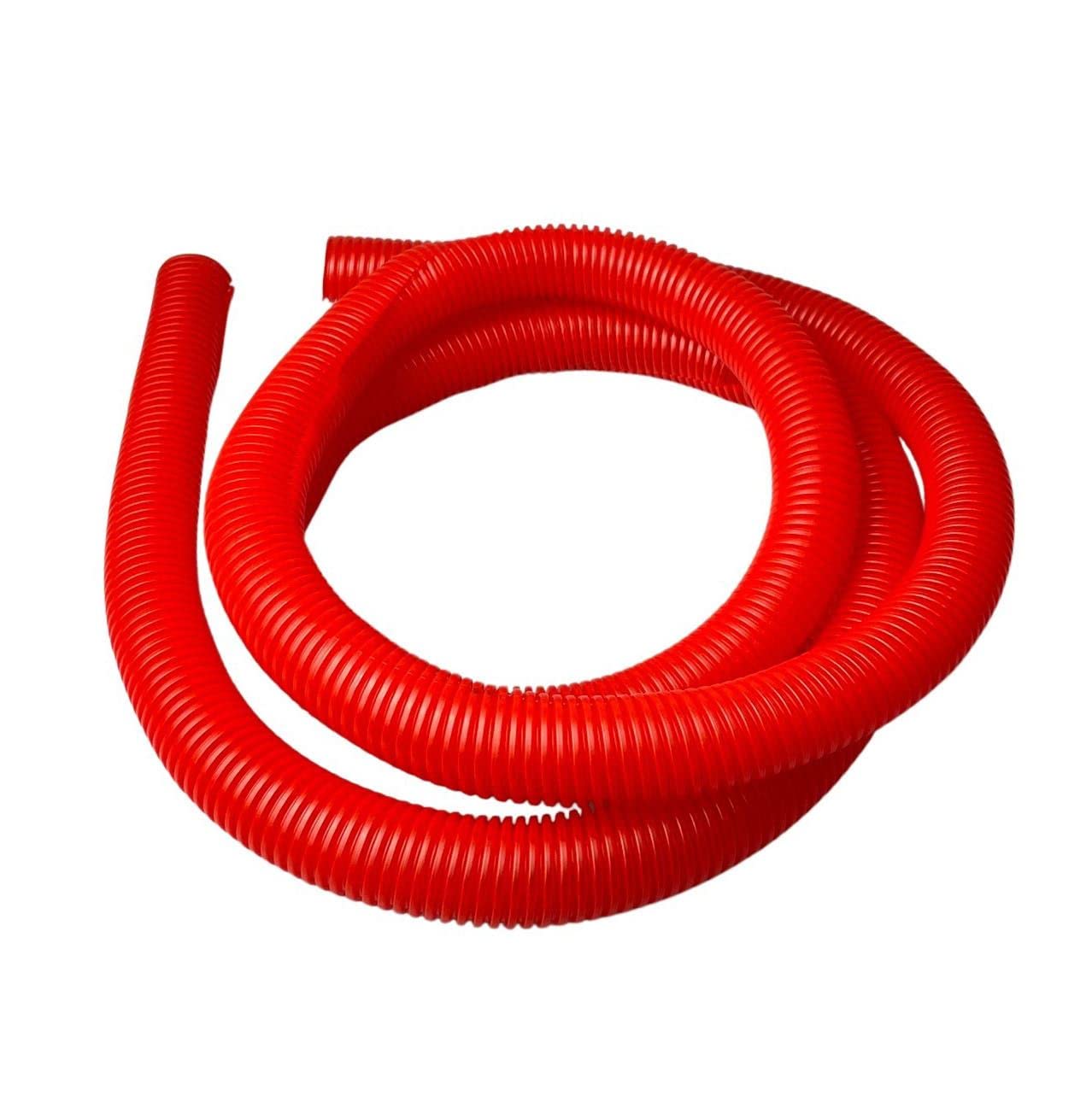 PE Red Corrugated Conduit Flexi Pipe Tube Split 23mm - 2m