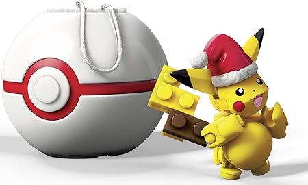 Amazon Mega Construx ポケモン サンタピカチュウ 組み立てセット おもちゃ おもちゃ