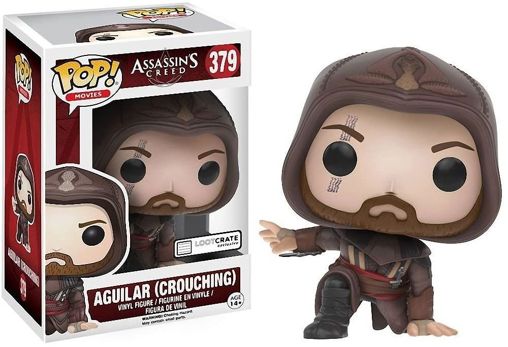 Funko POP Assassin's Creed Aguilar (Crouching) Pop Movies Figure Loot Crate (Nintendo Switch//xbox_one/)