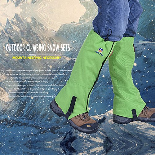 Tsonmall Hiking Gaiters Waterproof Breathable Snow Gaiters Leg for Men Womens Walking Climbing Hunting
