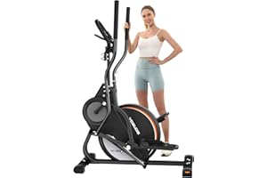 YOSUDA Elliptical Exercise Machine, 3-in-1 (Elliptical + Cardio Climber + Stair Stepper) Elliptical Machine for Home with 45°Incline, 15.5 in Stride, 16-Levals Resistance, Quiet Magnetic System