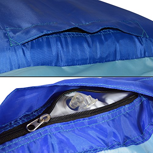 Blue Wave Drift + Escape U-Seat Inflatable Lounger, Blue