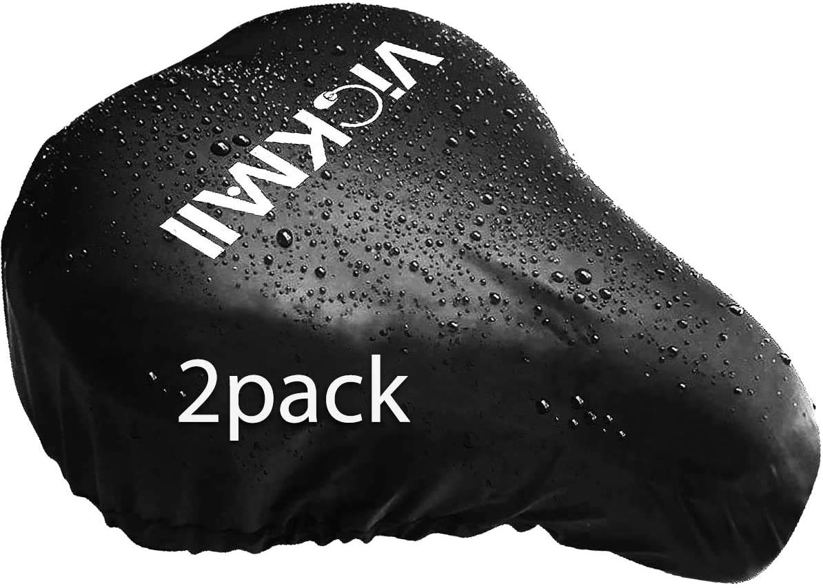 VICKMALL Unisex's Road Mountain Bike Seat Cover, Black, Standard Size
