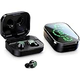 TWS True Wireless Earbuds Bluetooth In-Ear Headphones Waterproof Blue Tooth Ear Buds Wireless Earphones for iPhone Android Phones Invisible Mini Small Earbuds Wireless Bluetooth for Small Ear Canal