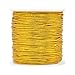 Mandala Crafts 1mm Metallic Cord Tinsel Cord Rope for Gift Wrapping - Gold Cord Wrapping Ribbon - 120 Yds Metallic Non Stretch Cord Gold Strings for Ornaments